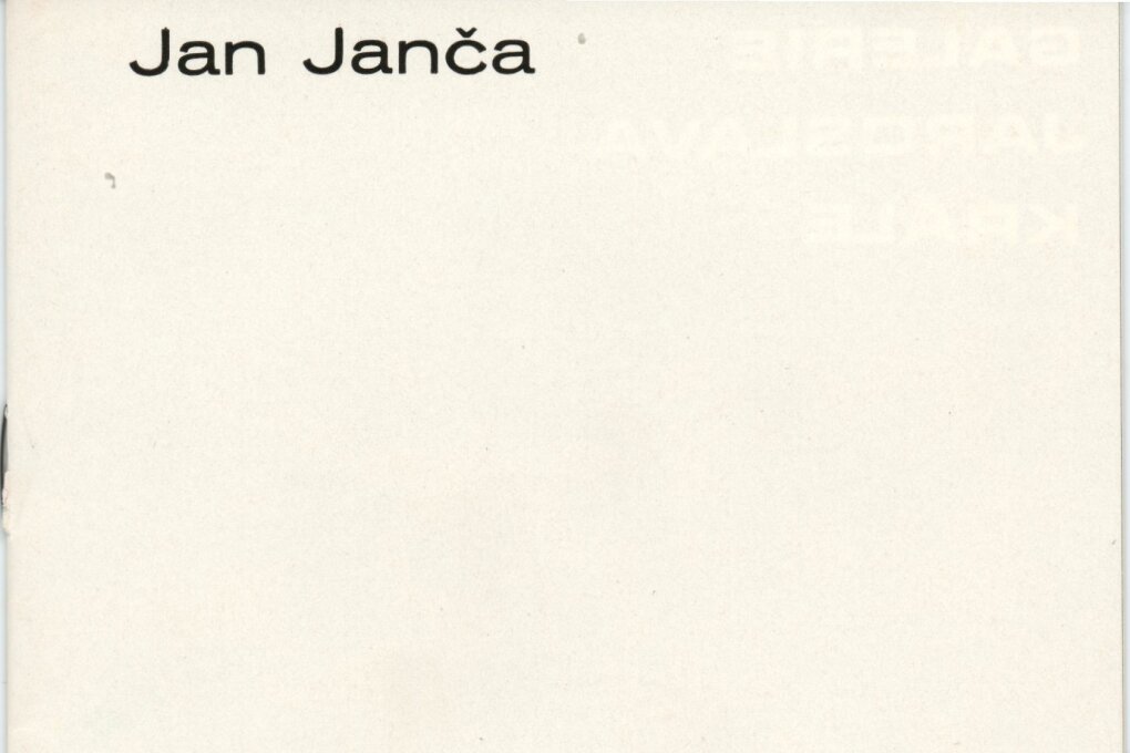 Jan Janča, výběr z díla